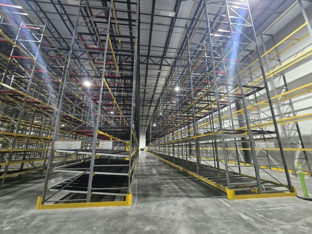 Carriles de rack dinámico de gran altura